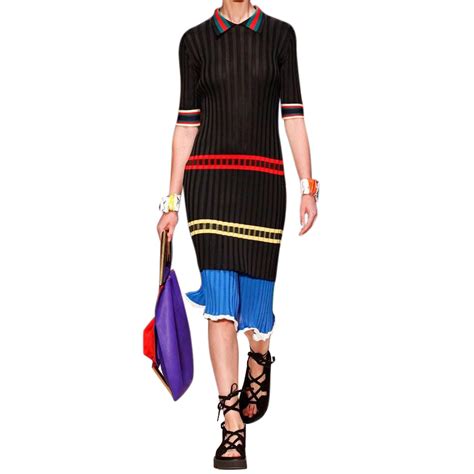 celine striped knit dress|24s celine dresses.